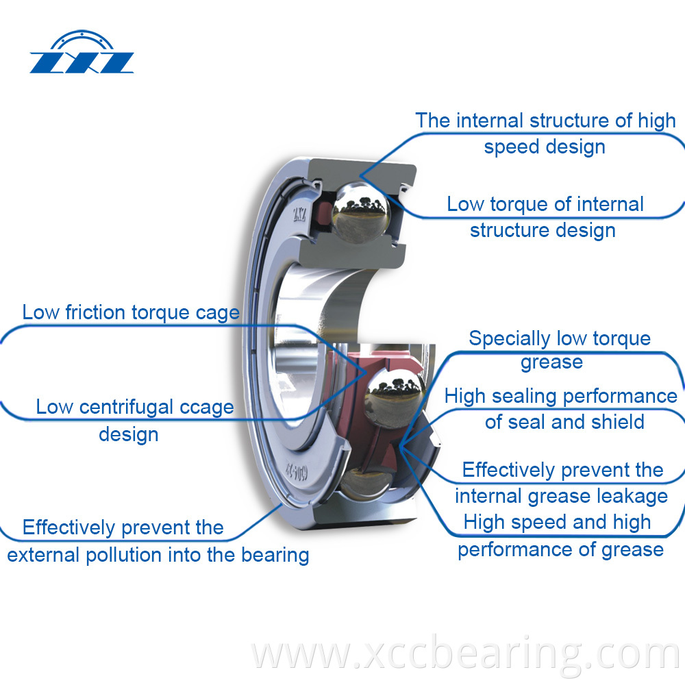 Motor Bearings Low Friction Ball Bearings